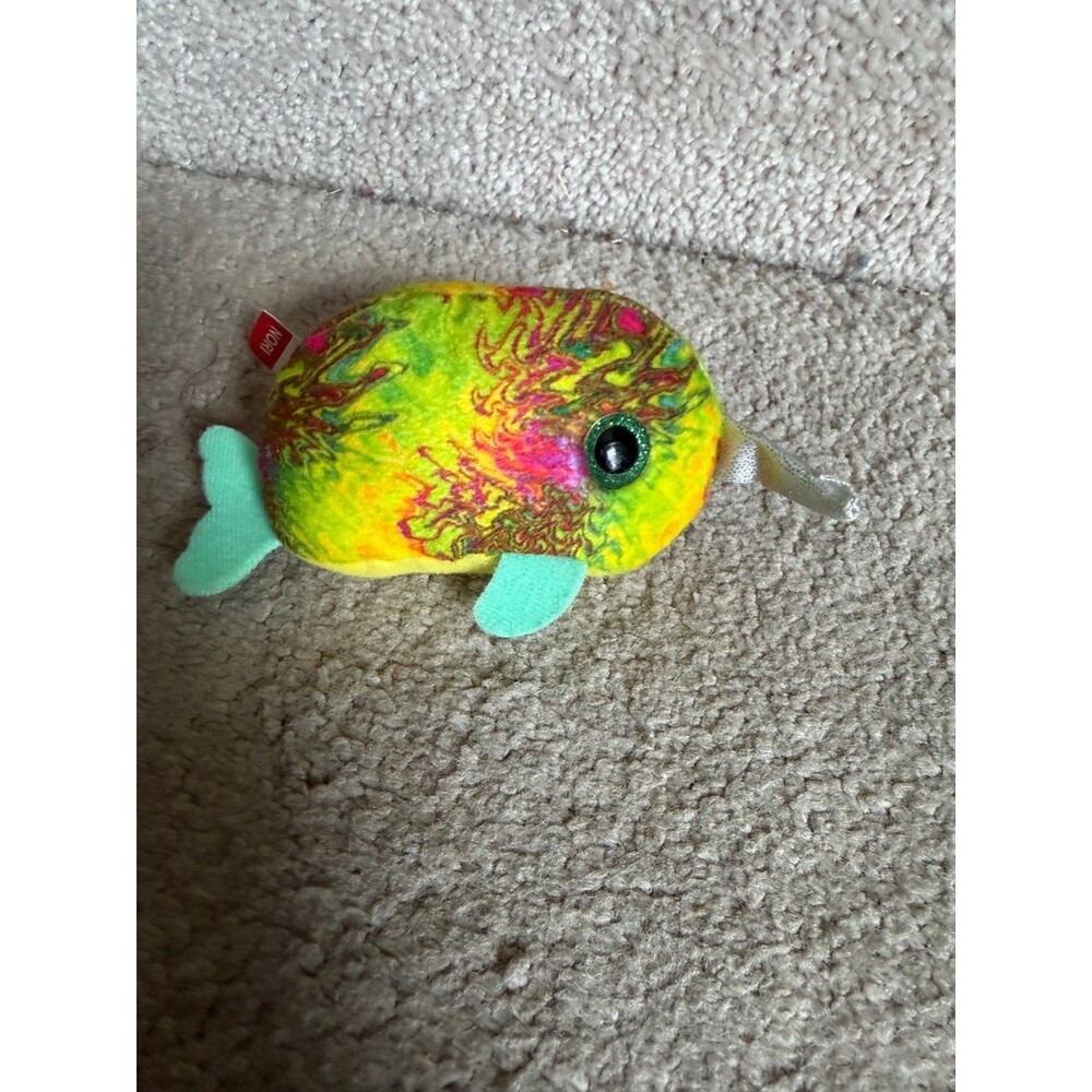 McDonald’s Happy Meal “Nori” Plush – 2016 – Tie‑Dye Fish Toy